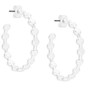 Lucky Brand Circle Detail Hoop Earrings