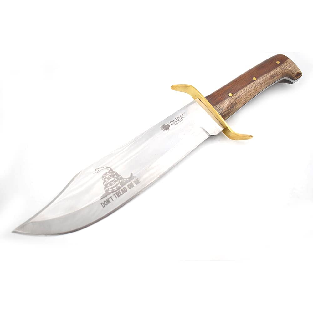 Wild Turkey Handmade Full Tang Primitive Collector-Bowie Knife Hunting Outdoor Survival (80W)