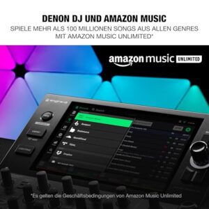 Denon DJ SC LIVE 4 - Standalone DJ Controller, 4-Channel Mixer, Amazon Music Unlimited Streaming, Wi-Fi, Speakers, Serato DJ & Virtual DJ Compatible