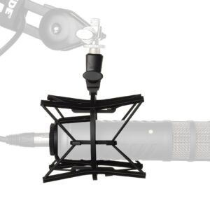 Rode PSM1 Shock Mount for Podcaster, Procaster, PSA1, and DS1 Microphones and Amazon Basics XLR Microphone Cable