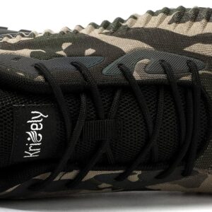 ikunka Men's Fashion Sneakers Lightweight Breathable Walking Shoes Tennis Cross Training Shoe Non Slip Trail Running Shoes（Camouflage 12）