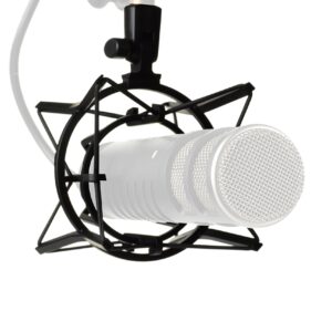 Rode PSM1 Shock Mount for Podcaster, Procaster, PSA1, and DS1 Microphones and Amazon Basics XLR Microphone Cable