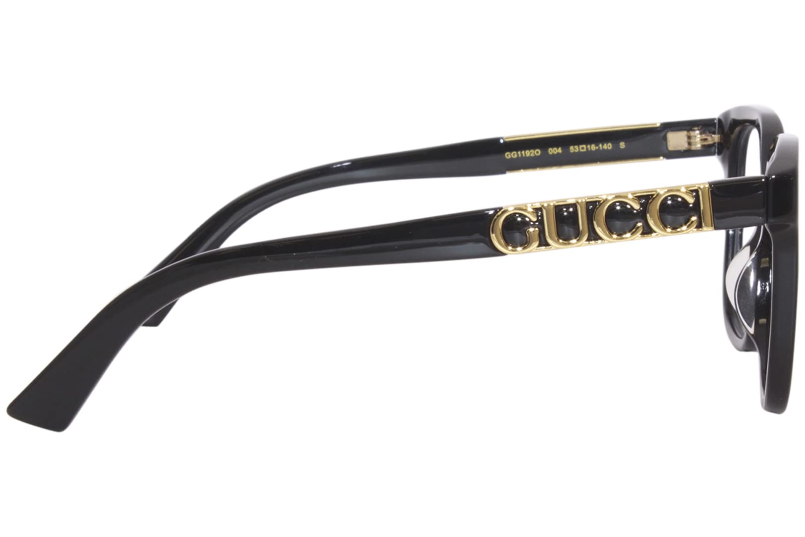 Gucci GG1192O 004 Black Square Women's Eyeglasses