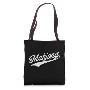 mahjong tote bag