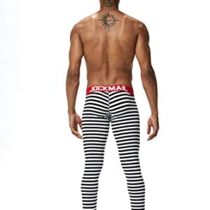 JOCKMAIL Long Johns Pants Men Thermal Underwear Cotton Printed Mens Thermal Underwear Sleeping Bottoms Leggings Pant (as1, Alpha, m, Regular, Regular, Red-2)