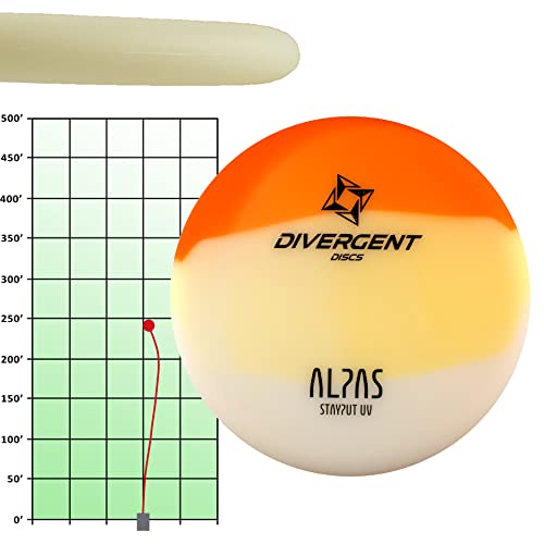 Divergent Discs Alpas Stayput UV | Putt & Approach Disc | Flexible Putt & Approach Disc Golf Disc