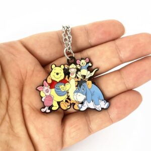 JDHFJFH Metal Anime Pendant Necklace for and Women (1)