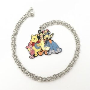 JDHFJFH Metal Anime Pendant Necklace for and Women (1)