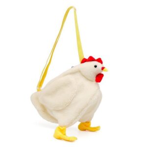 awxzom cute chicken purse hen bag, chicken bag, chicken handbag, cute tote bag cartoon bag for women