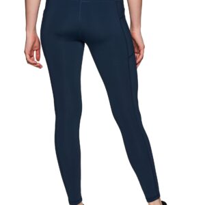 RBX Active Women's Squat Proof Full Length Gym Running Yoga Leggings Deep Teal F22 L