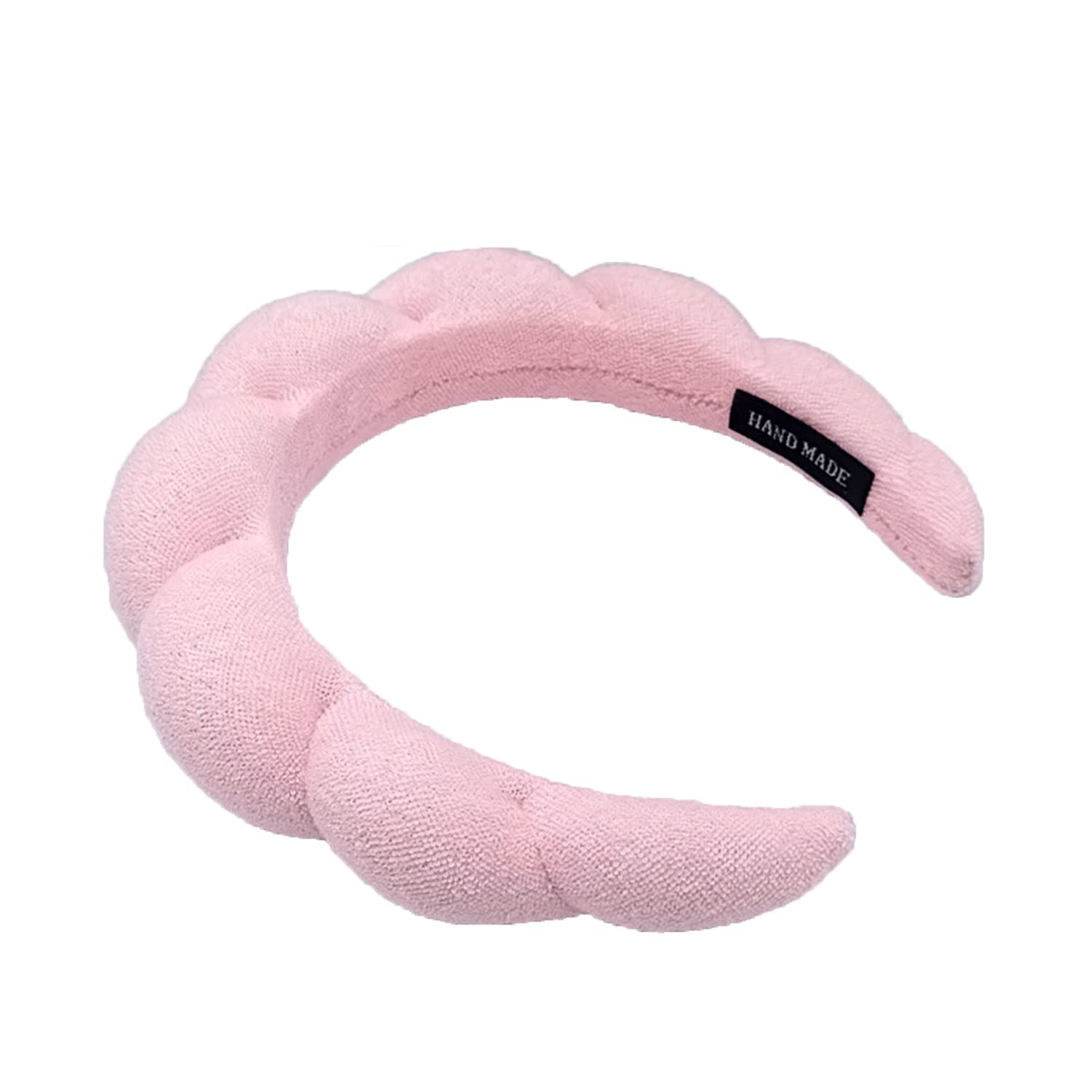 BLAISTER Skincare Headband for Women, Spa Headband, Makeup Headband for Washing Face, Soft Towel Headband for Facial Mask, Cute Hairband for Shower (Pink)