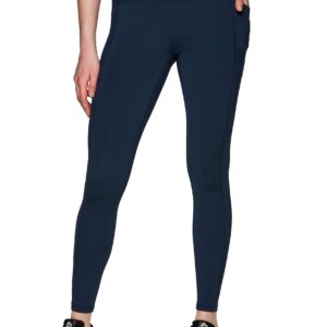 RBX Active Women's Squat Proof Full Length Gym Running Yoga Leggings Deep Teal F22 L