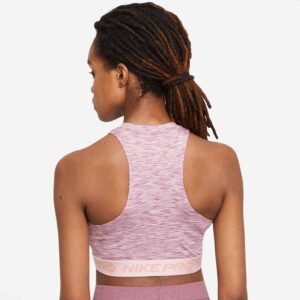 Nike Women's Space-Dyed Cropped Tank Top (Pink Glaze, X-Small)