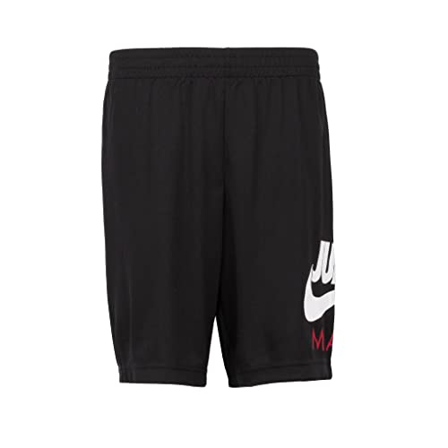 Nike Boy`s Air Jordan Jumpman Classics Shorts, Black/White/Maroon, S