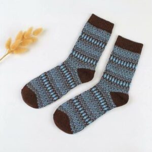 Winter Wool Socks 5 Pairs Mens Boot Socks for Men Winter Socks for Men Nordic Hiking Warm Soft Socks Men Size 7-11