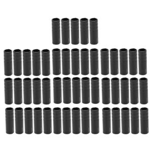 jadeshay cable end crimps 50pcs bicycle derailleur shift cable wire end caps for mountain road bike black