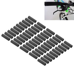 Jadeshay Cable End Crimps 50pcs Bicycle Derailleur Shift Cable Wire End Caps for Mountain Road Bike Black