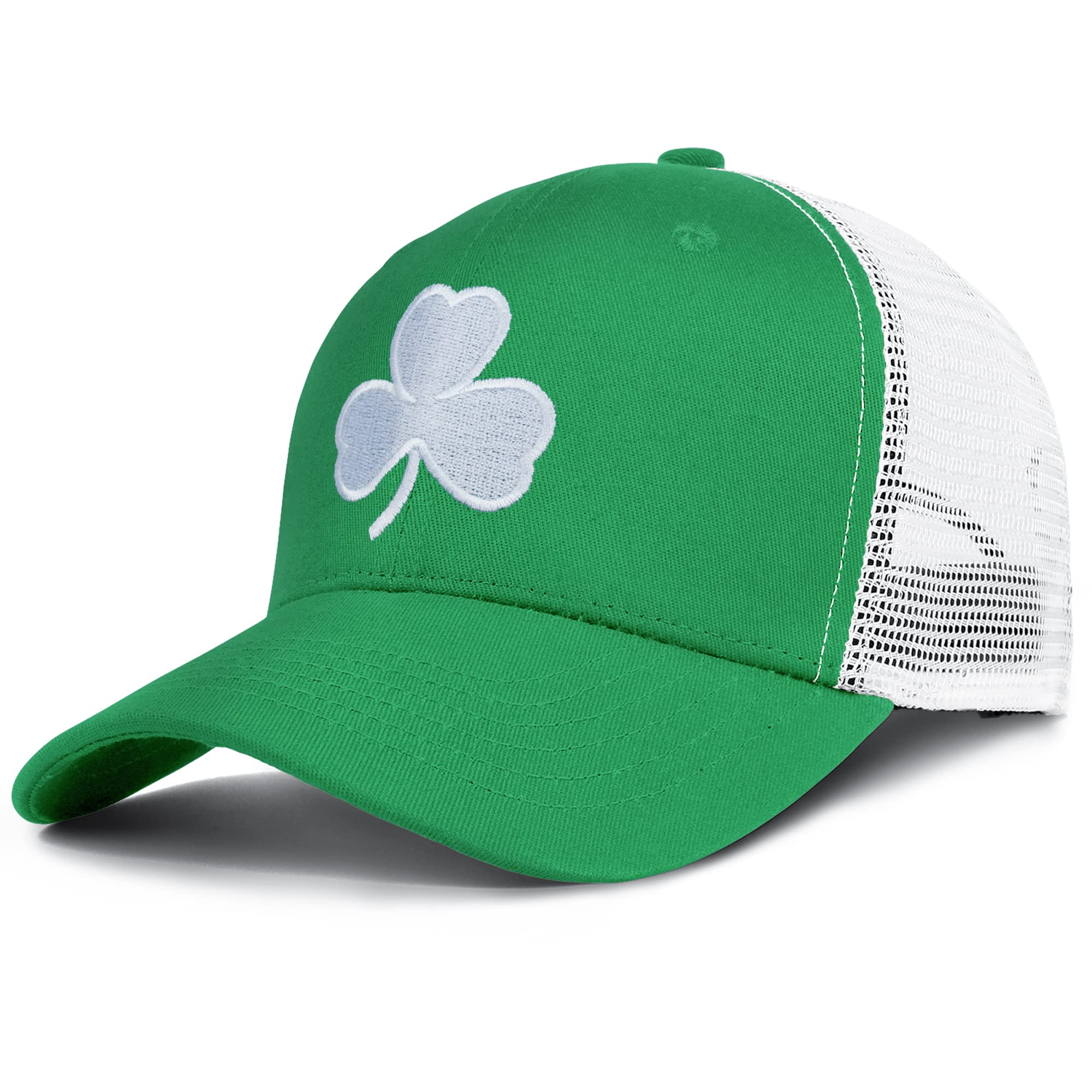 St Patricks Day Hat for Men Women Gifts Saint Pattys Costume Clover Baseball Cap Green