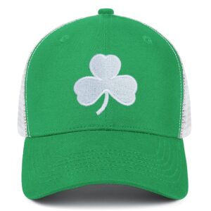 St Patricks Day Hat for Men Women Gifts Saint Pattys Costume Clover Baseball Cap Green