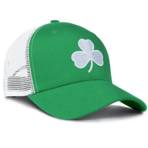 St Patricks Day Hat for Men Women Gifts Saint Pattys Costume Clover Baseball Cap Green