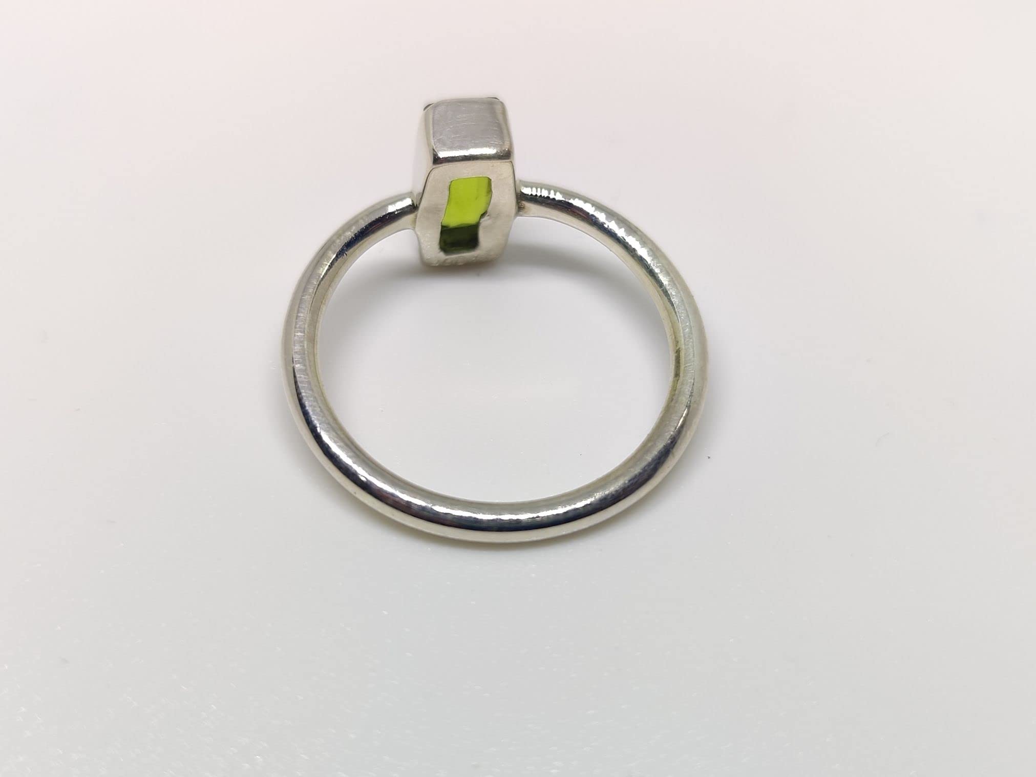 Women Ring, Peridot Ring, Minimalist Ring, Boho Ring, 925 Solid Sterling Silver Ring, Gemstone Ring, Statement Ring, Handmade Jewelry, Gift for Her (Size-7)