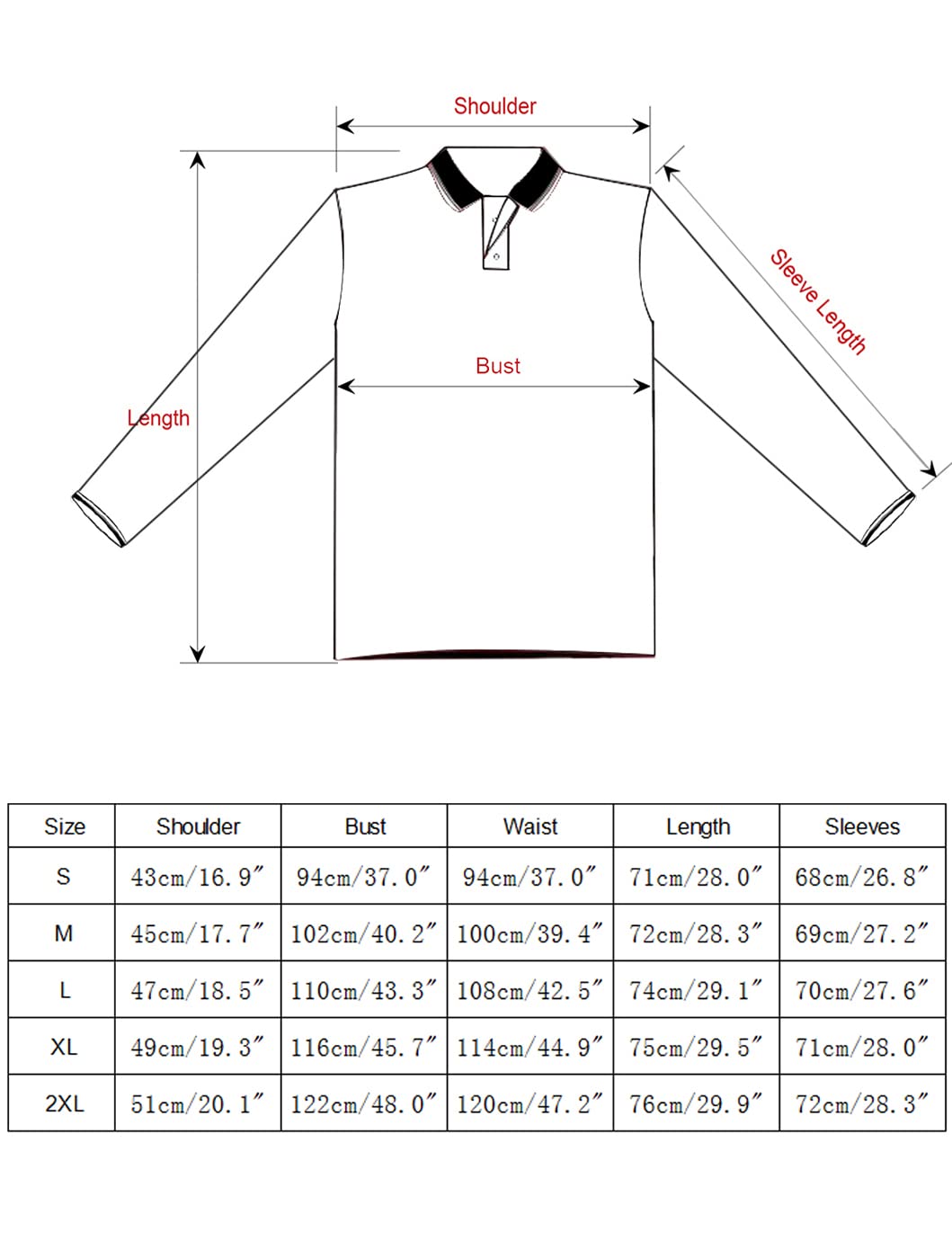 LUJENGEFA Mens Polo Shirts Long Sleeve Casual Plaid Collar Golf Shirt for Men Slim Fit Cotton Polo T Shirts Top B-Black Large