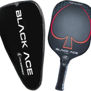 PROKENNEX Black Ace Pro - Pickleball Paddle with Toray 700 Carbon Fiber Face - Comfort Pro Grip - USAPA Approved