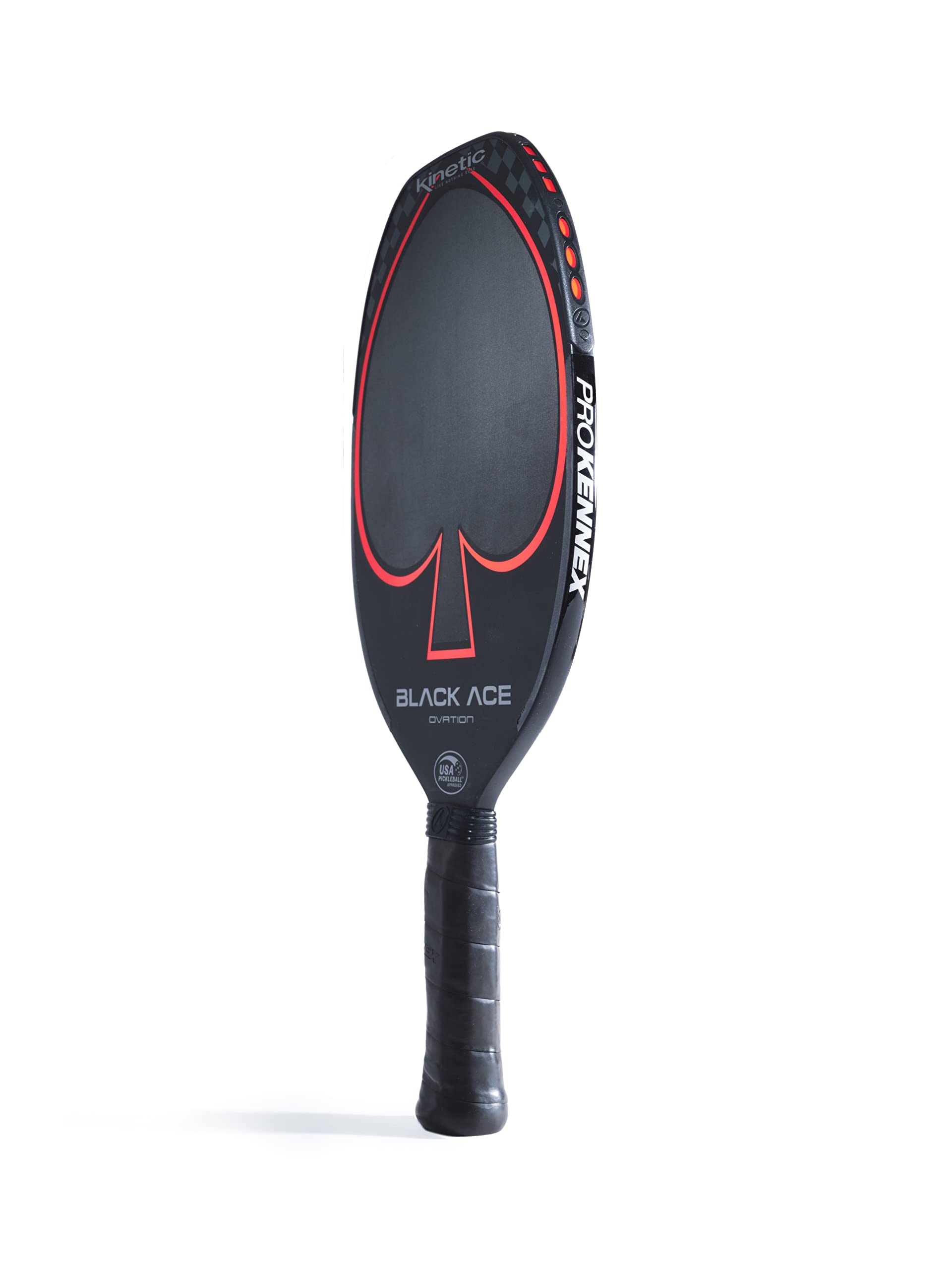 PROKENNEX Black Ace Ovation - Pickleball Paddle with Toray 700 Carbon Fiber Face - Comfort Pro Grip - USAPA Approved