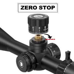 DISCOVERYOPT Optics ED GEN-II 5-25x56mm PRS Rifle Scope FFP 0.1 MRAD Illuminated Reticle with Zero Stop 34mm Tube