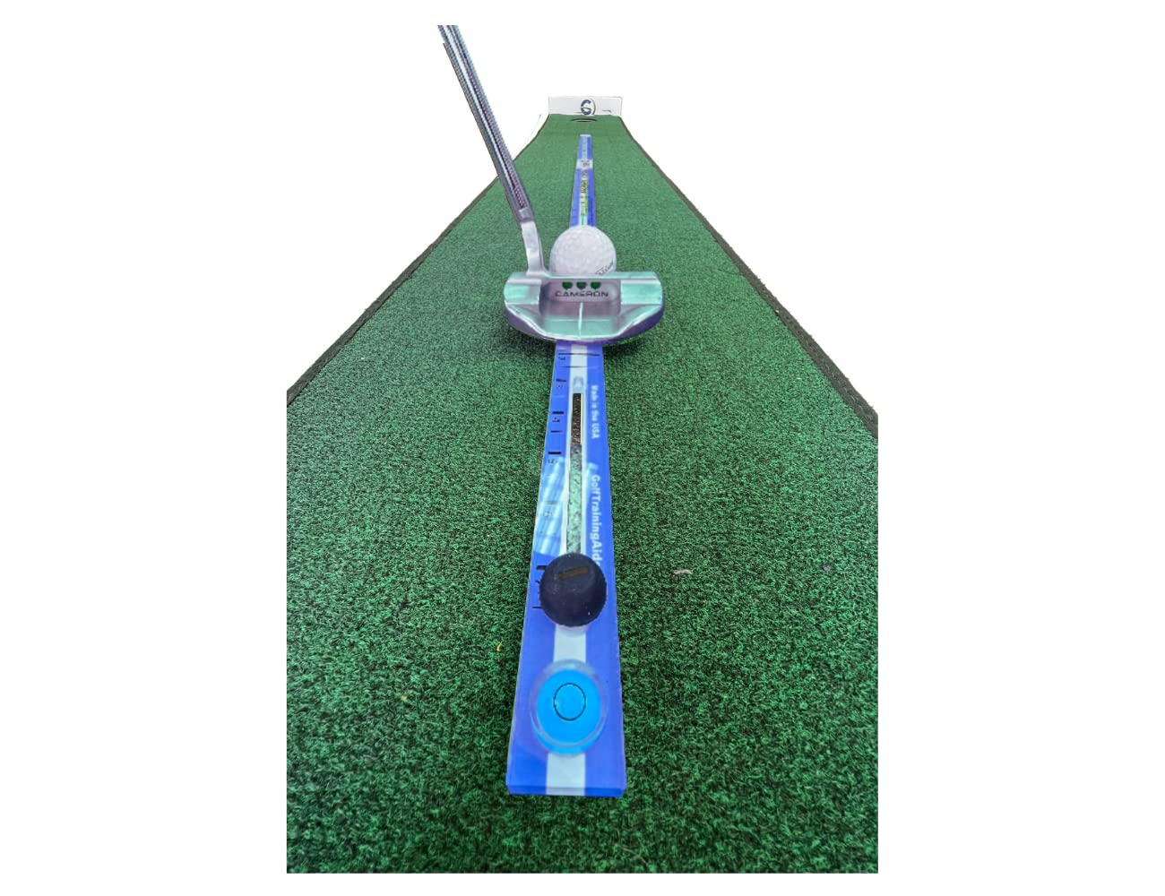 The Putting Stick Pro Golf Training Aids - Putting Training Aid for Golf Putting Practice with Eyeline Putting Mirror - Endorsed by Golf Instructors & Used by Tour Pros Worldwide (Royal Blue)