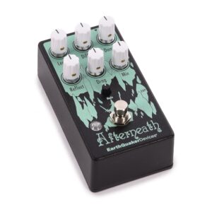 EarthQuaker Devices Afterneath V3 Enhanced Otherworldly Reverberation Machine, Black & Mint (Chicago Music Exchange Exclusive)