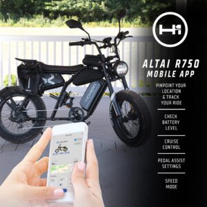 Hover-1 Altai Pro R750 Electric Bicycle with 28 mph Max Speed, 750W Motor, Average Range of 55 Miles, and Accessories Electric Bike for Adults & Teens