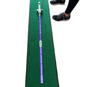 The Putting Stick Pro Golf Training Aids - Putting Training Aid for Golf Putting Practice with Eyeline Putting Mirror - Endorsed by Golf Instructors & Used by Tour Pros Worldwide (Royal Blue)