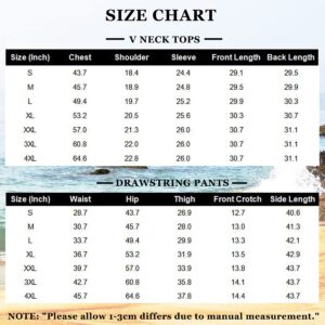 COOFANDY Men's 2 Pieces Cotton Linen Set Henley Shirt Long Sleeve and Casual Beach Pants Summer Yoga Outfits