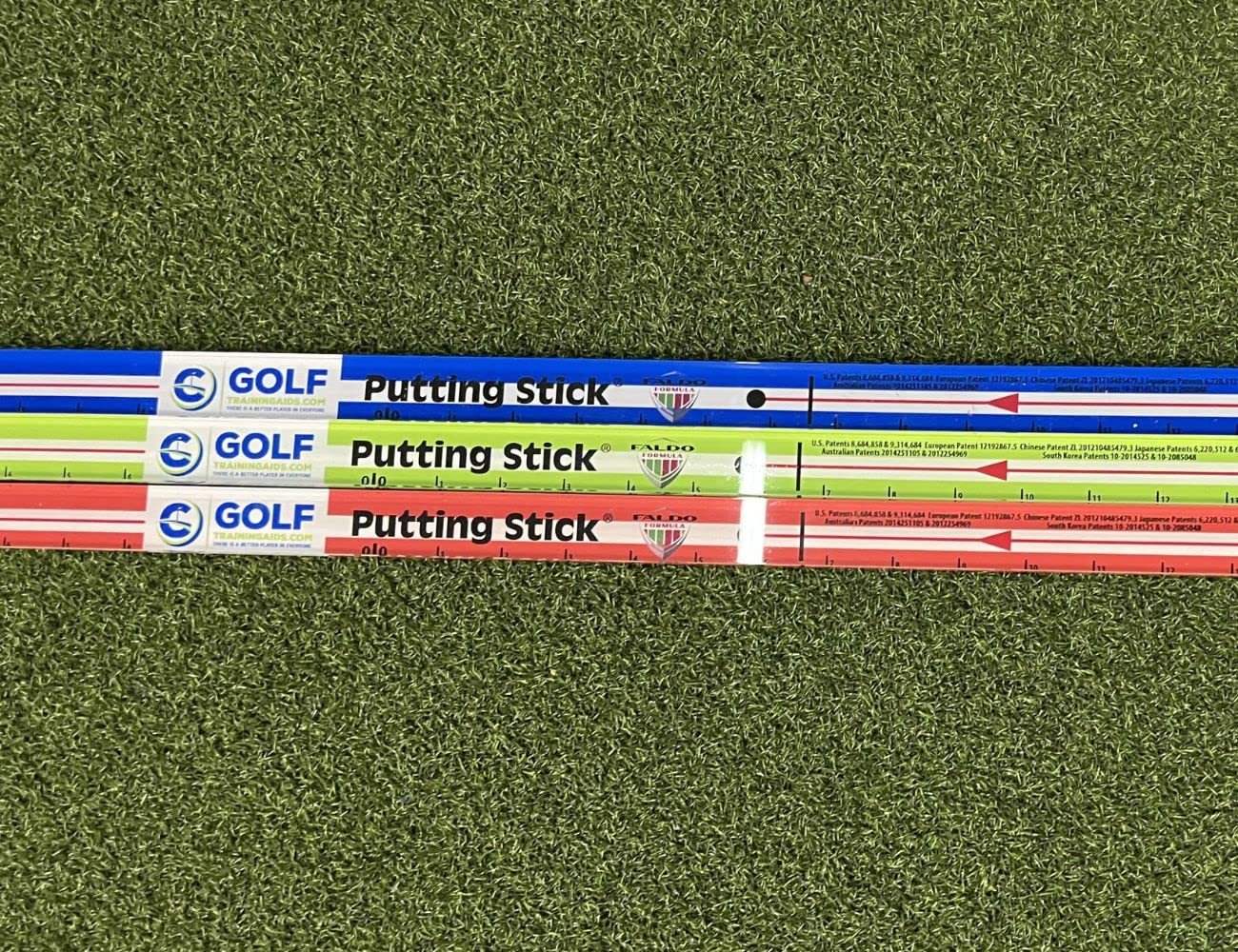 The Putting Stick Pro Golf Training Aids - Putting Training Aid for Golf Putting Practice with Eyeline Putting Mirror - Endorsed by Golf Instructors & Used by Tour Pros Worldwide (Royal Blue)