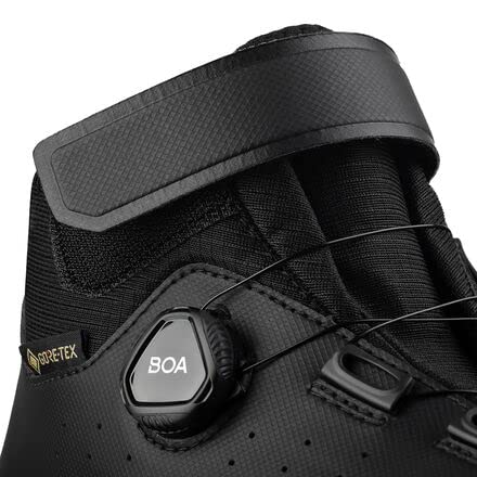 Fizik Road Cycling Winter Shoes Tempo Artica R5 GTX Gore-Tex - Black/Black - 45.5 - (11.5-12 US)