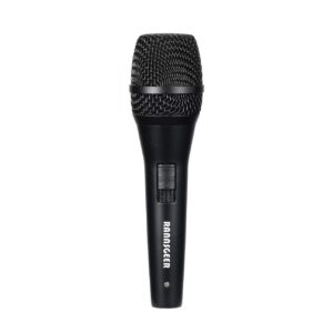 Rannsgeer Dynamic Vocal Handheld Karaoke Microphone with Cable and Carrying Case (RM82B)