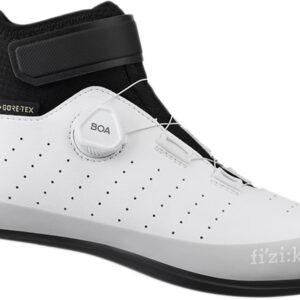 Fizik Road Cycling Winter Shoes Tempo Artica R5 GTX Gore-Tex - White/Black - 48 - (13.5-14 US)