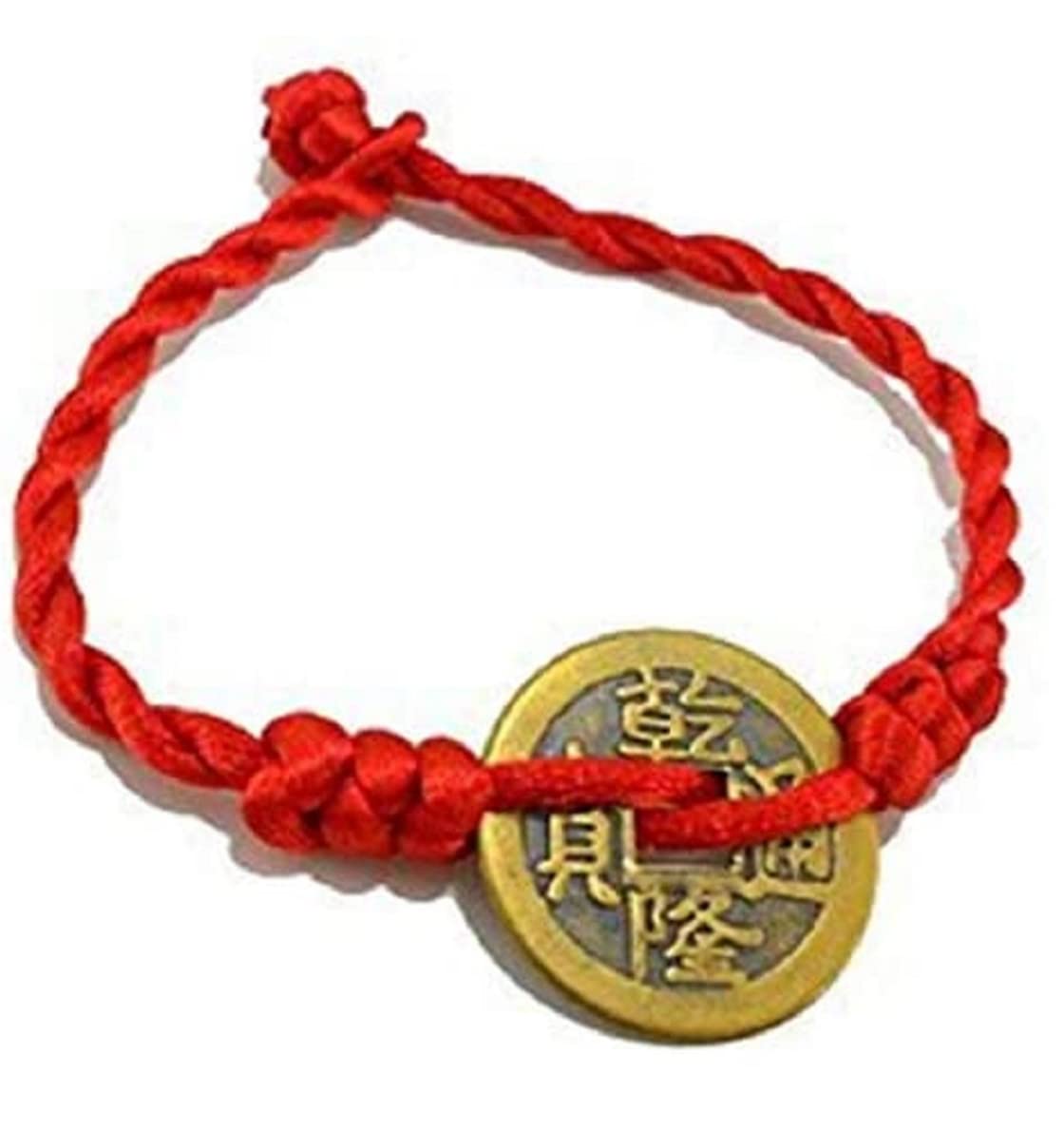 Chinese desktop gong Fengshui Mini table top gong Attached mallet Chan sect Musical Instruments Family decorations Holiday gifts Attached red rope bracele (Double Dragons)