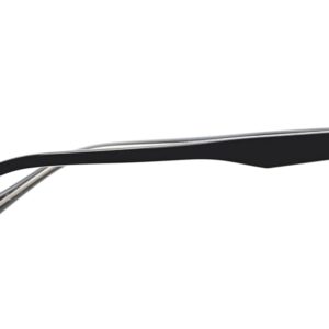 Maui Jim Men's Wedges Polarized Aviator Sunglasses, Black Gloss w/Crystal Interior/Neutral Grey, Medium