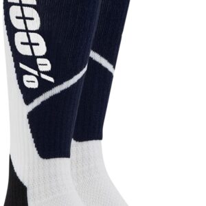 100% Torque Comfort Moto Navy White Socks size Large-X-Large