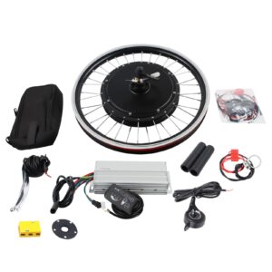 vpabes 48v 1000w electric bicycle conversion kit,20inch e-bike front wheel hub motor conversion kit 50km/h high speed sw-810led display