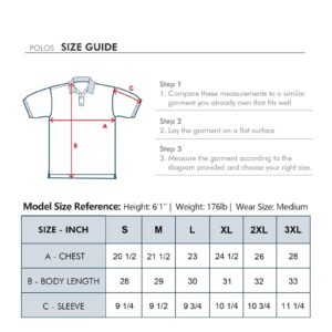 M MAELREG Golf Polo Shirts for Men Short Sleeve Performance Moisture Wicking Quick Dry Casual Collared Men’s Polo Shirts Lavender