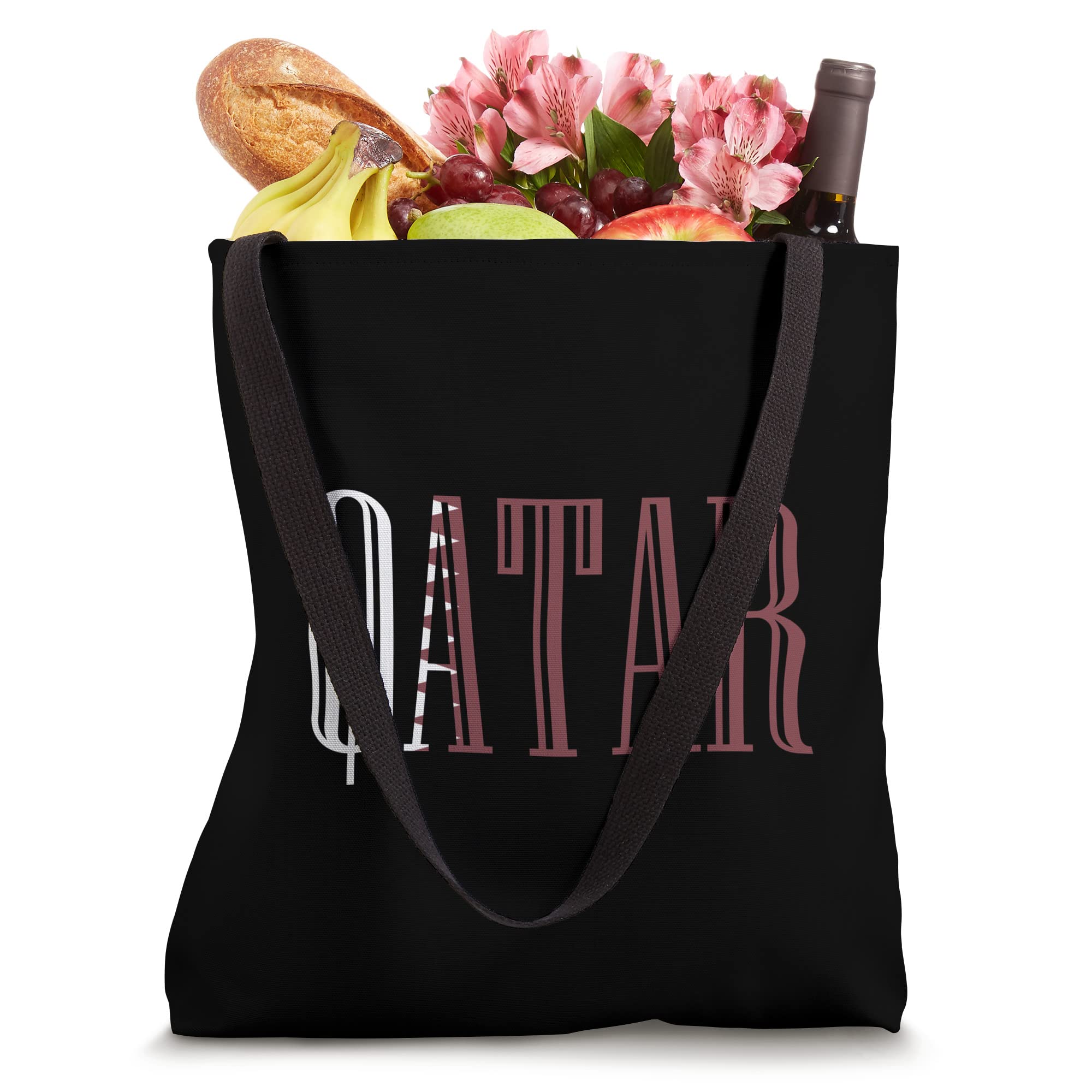 National Flag of Qatar souvenir gift for men women Tote Bag