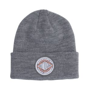 independent truck company unisex long shoreman beanie btg summit skate beanie, grey, one size