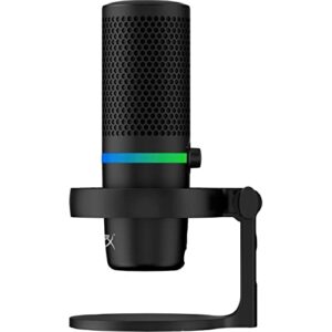 HyperX Duocast Omnidirectional USB Microphone RGB Lighting Black (Renewed)