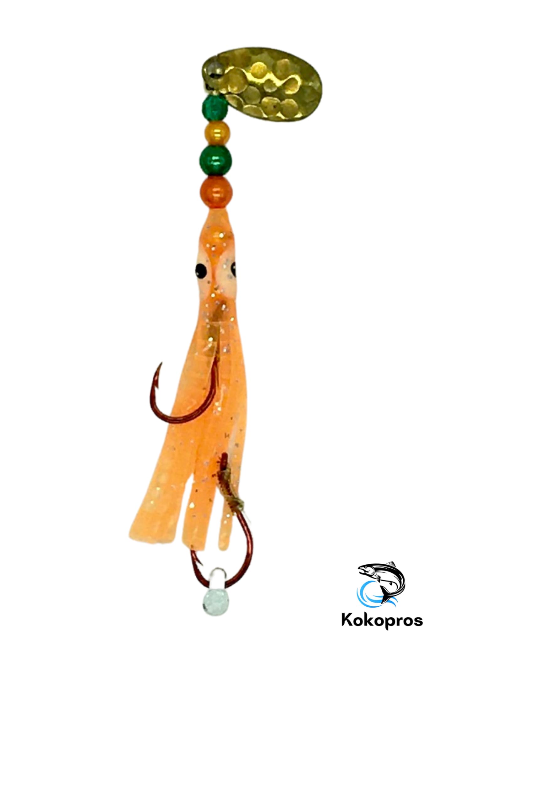 KOKOPROS Kokanee Fishing Hoochies - 10 Pack