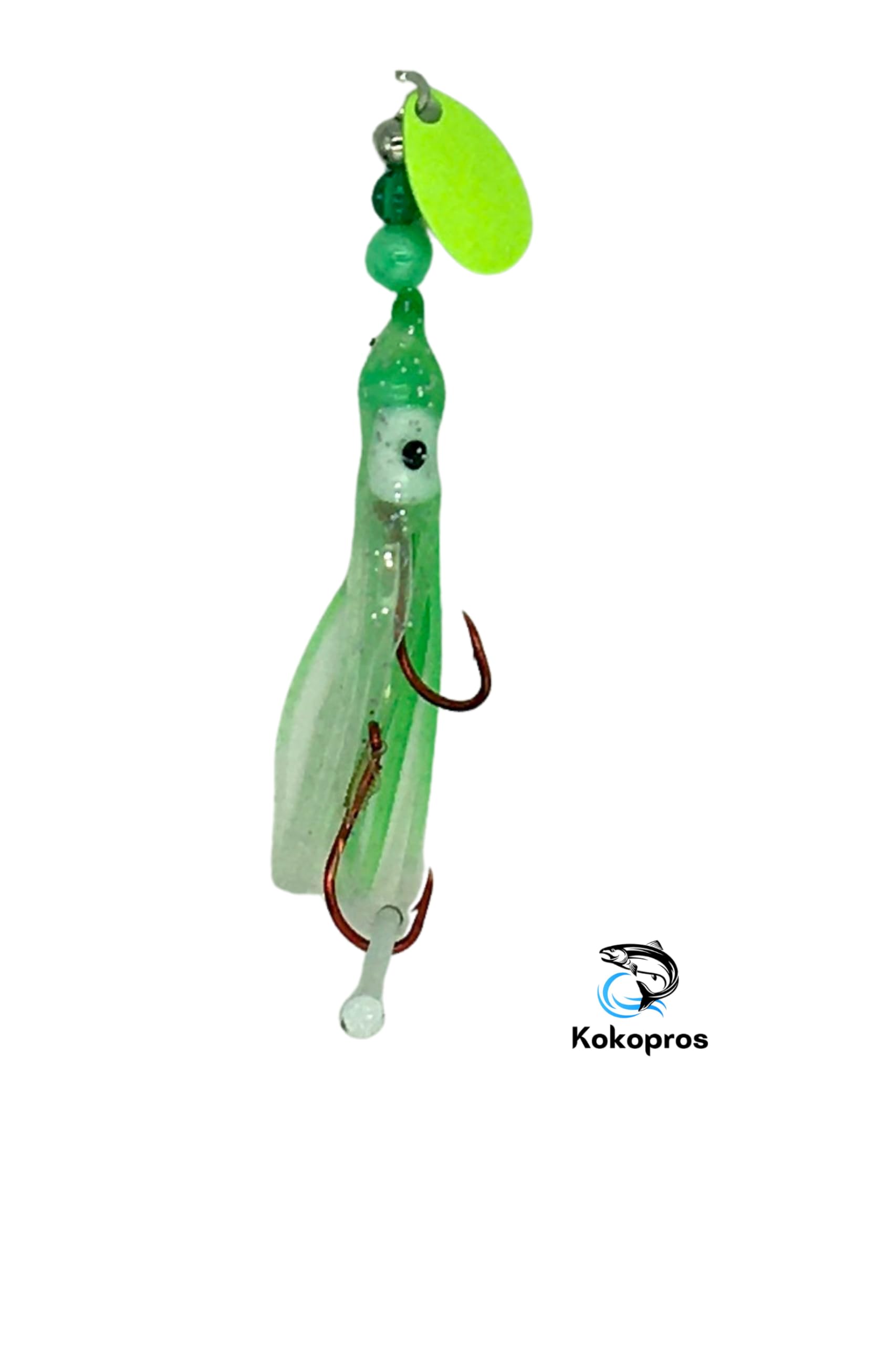 KOKOPROS Kokanee Fishing Hoochies - 10 Pack