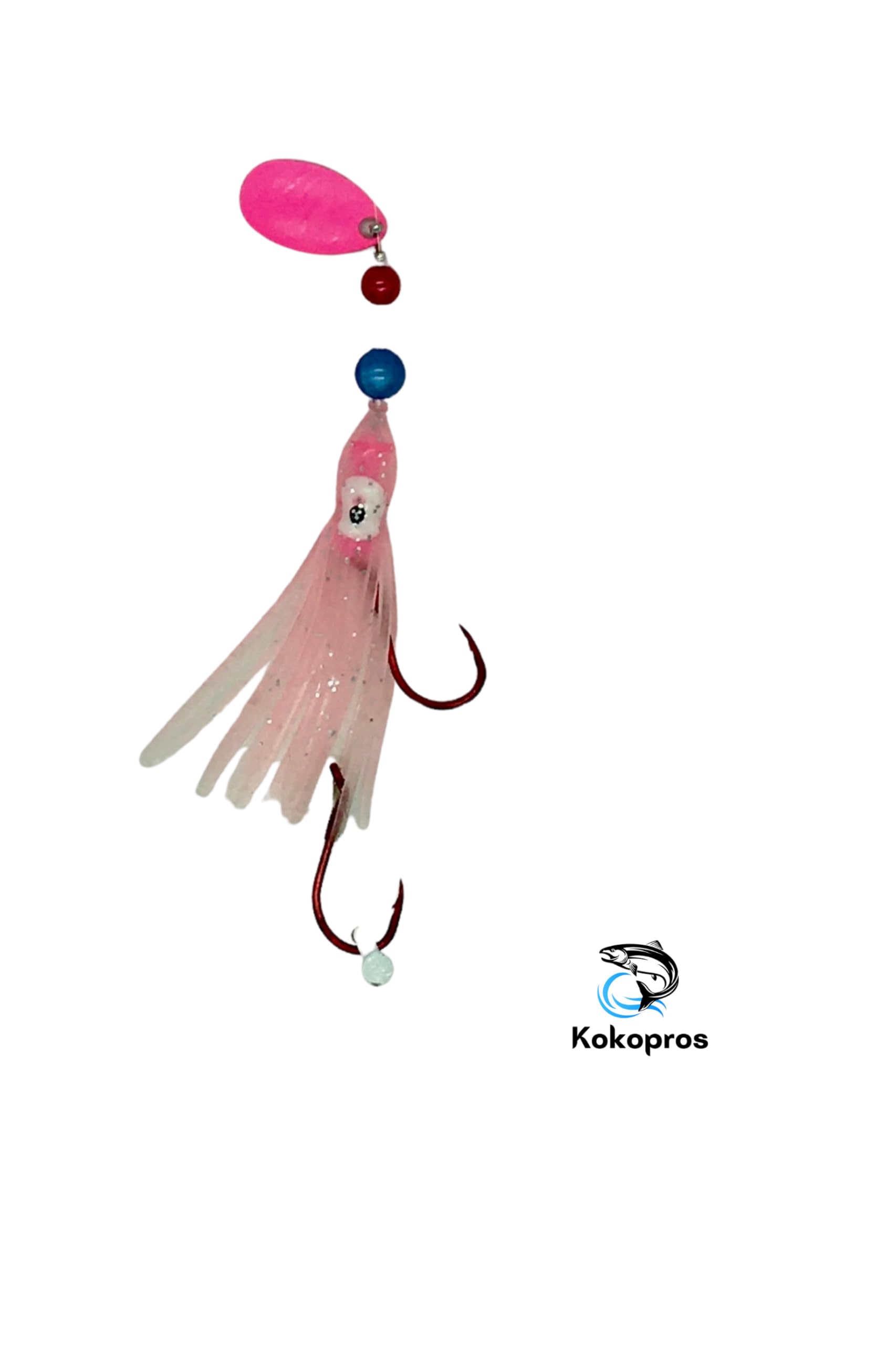 KOKOPROS Kokanee Fishing Hoochies - 10 Pack