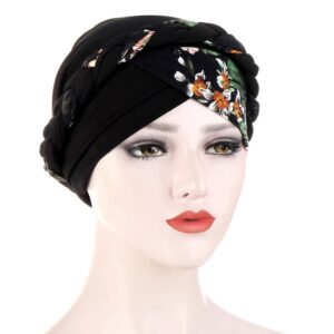 UOQAPRE Women Turban Headscarf Cap Hair Covered Wrap Hat Chemical Cancer Chemo Beanies Cap Headwrap